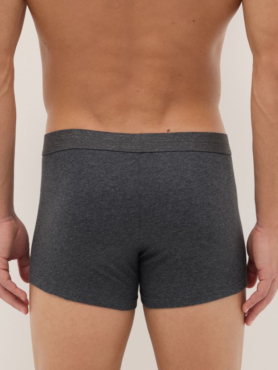 Multipack of regular fit multicoloured cotton stretch boxers_2