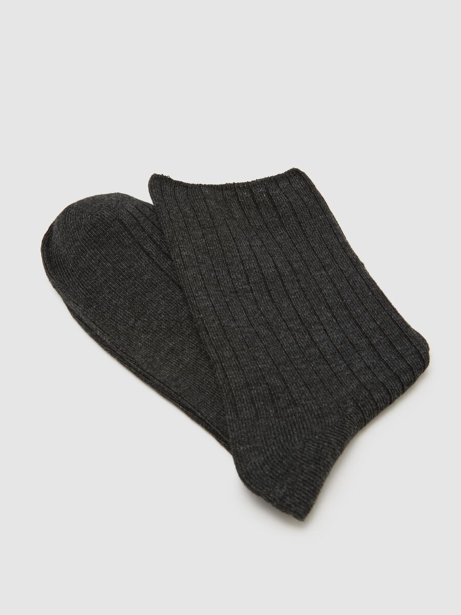 Two-pack grey elasticated socks_2