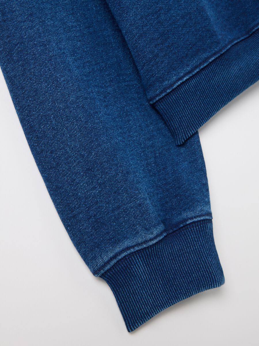Oversized sweatshirt in denim_5