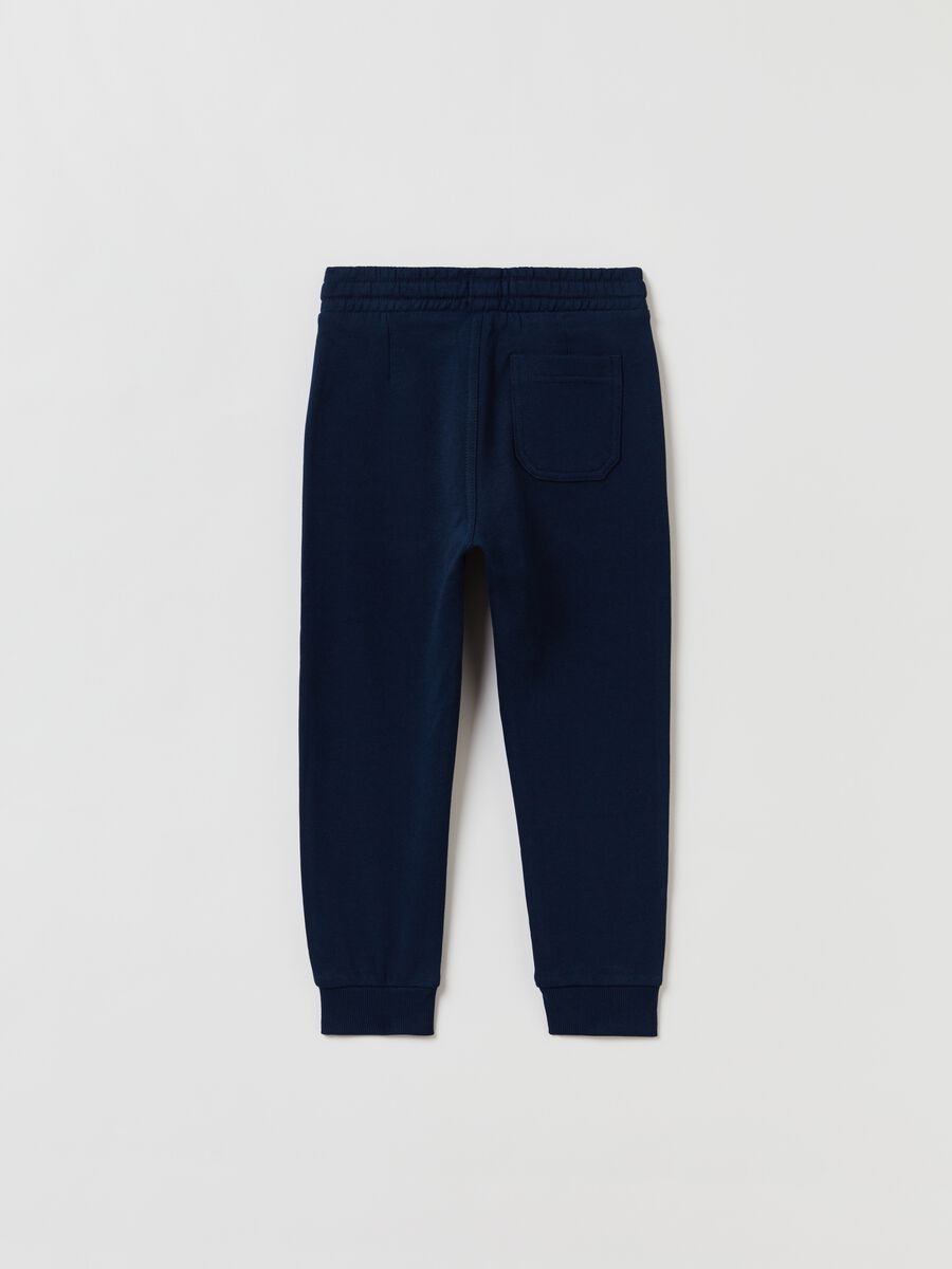 Joggers in felpa con coulisse_1