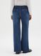 Wide-leg blue denim trousers with regular fit_2