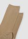 Beige long stretch viscose socks_1