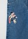 Girls' Flare Blue Stretch Denim Trousers_2