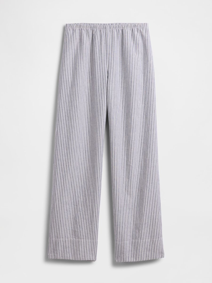 Striped linen-blend trousers_5