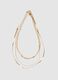 Gold-Coloured Steel Necklace_0