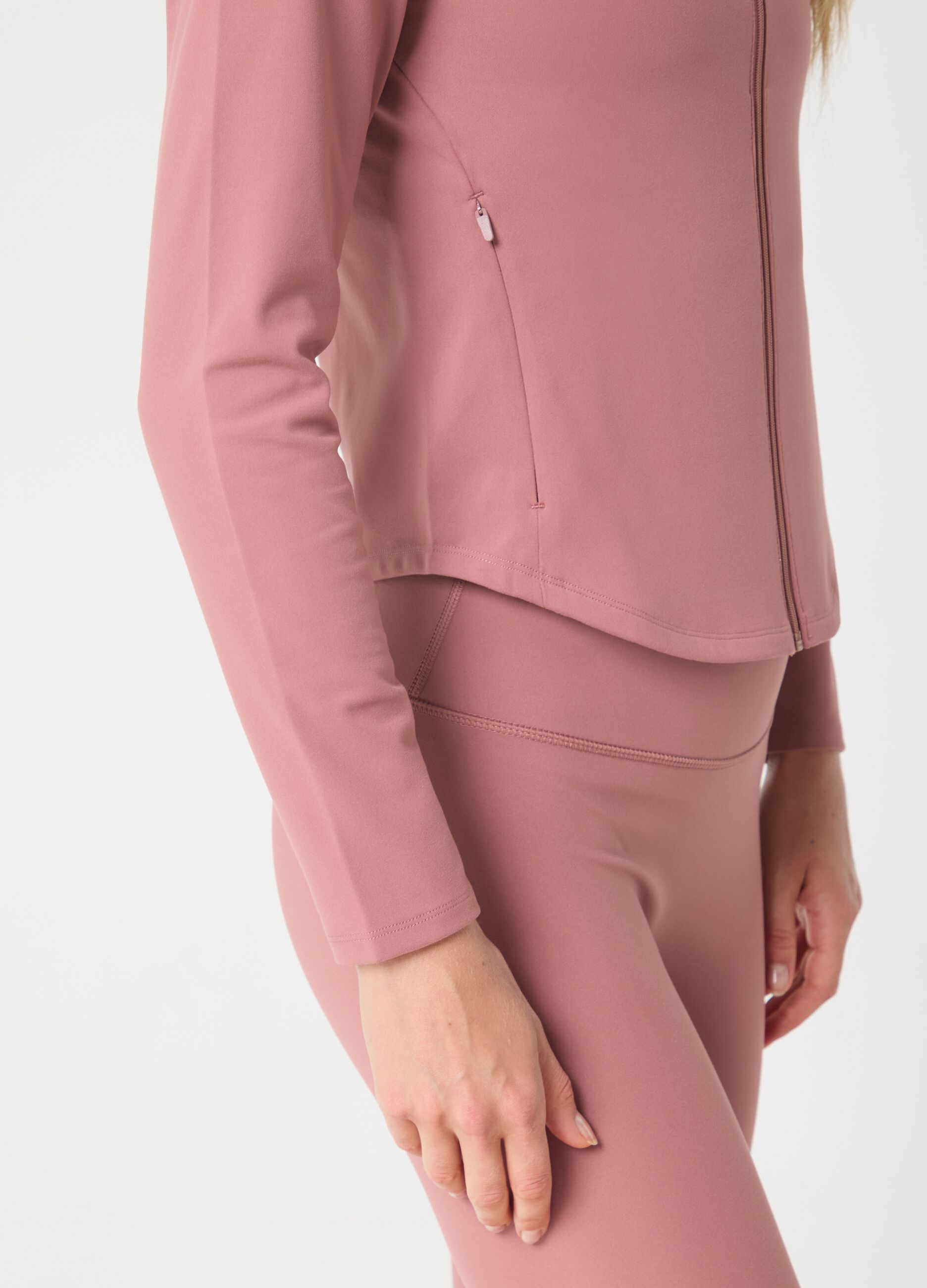 Full-zip Sports Jacket in Stretch Fabric ALTAVIA STUDIO