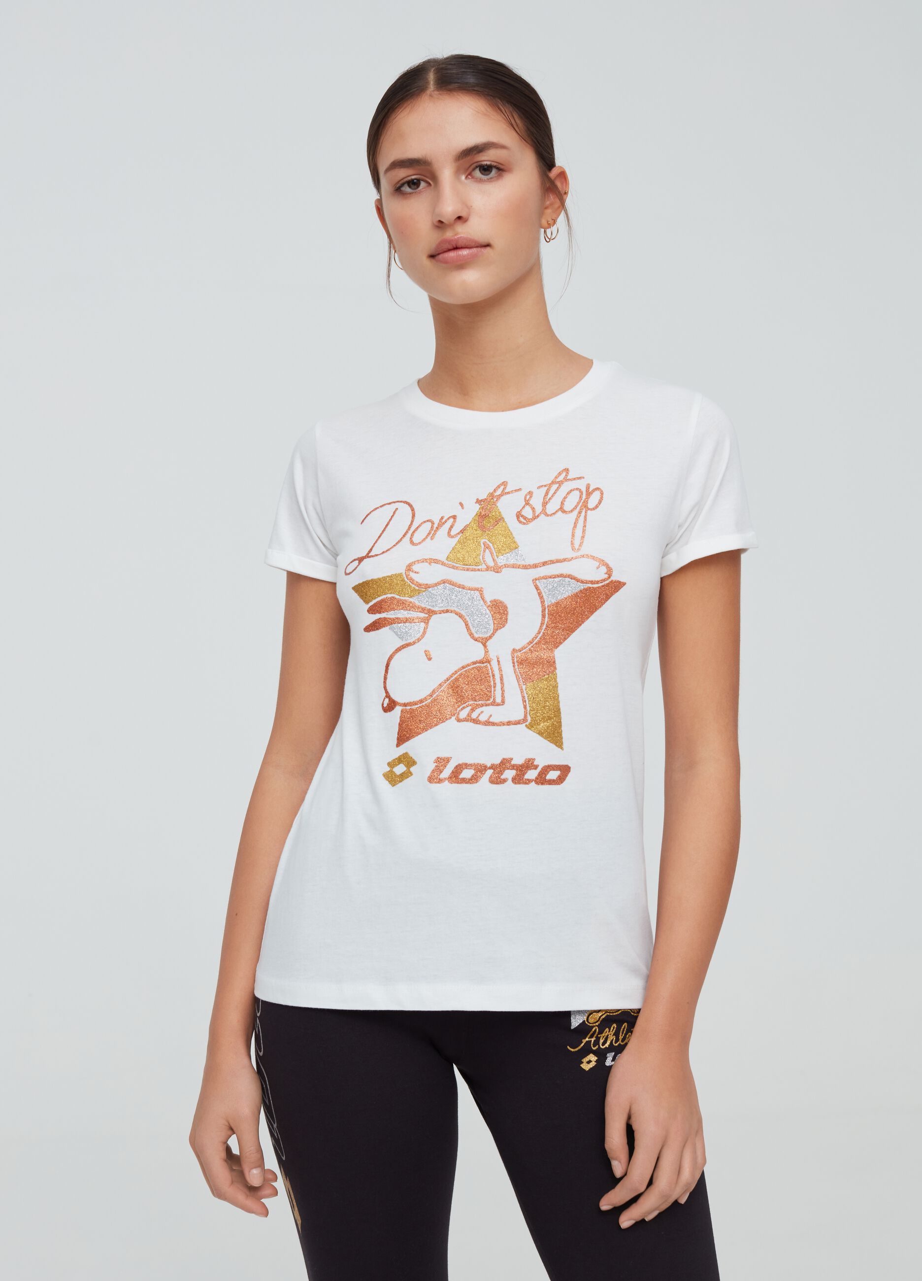 T-shirt with Lotto Peanuts Snoopy print