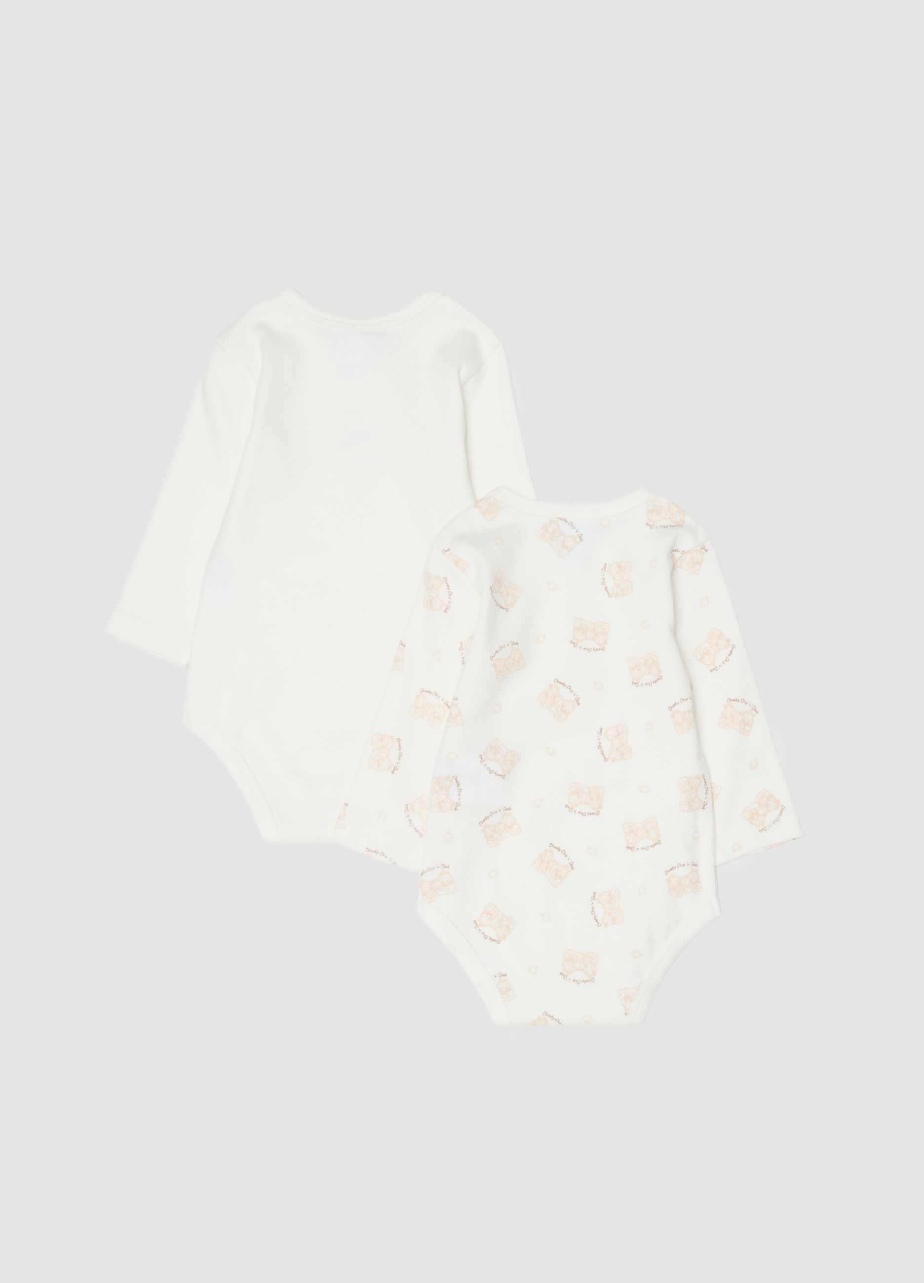 Newborn multicolour pure cotton bodysuit twin pack