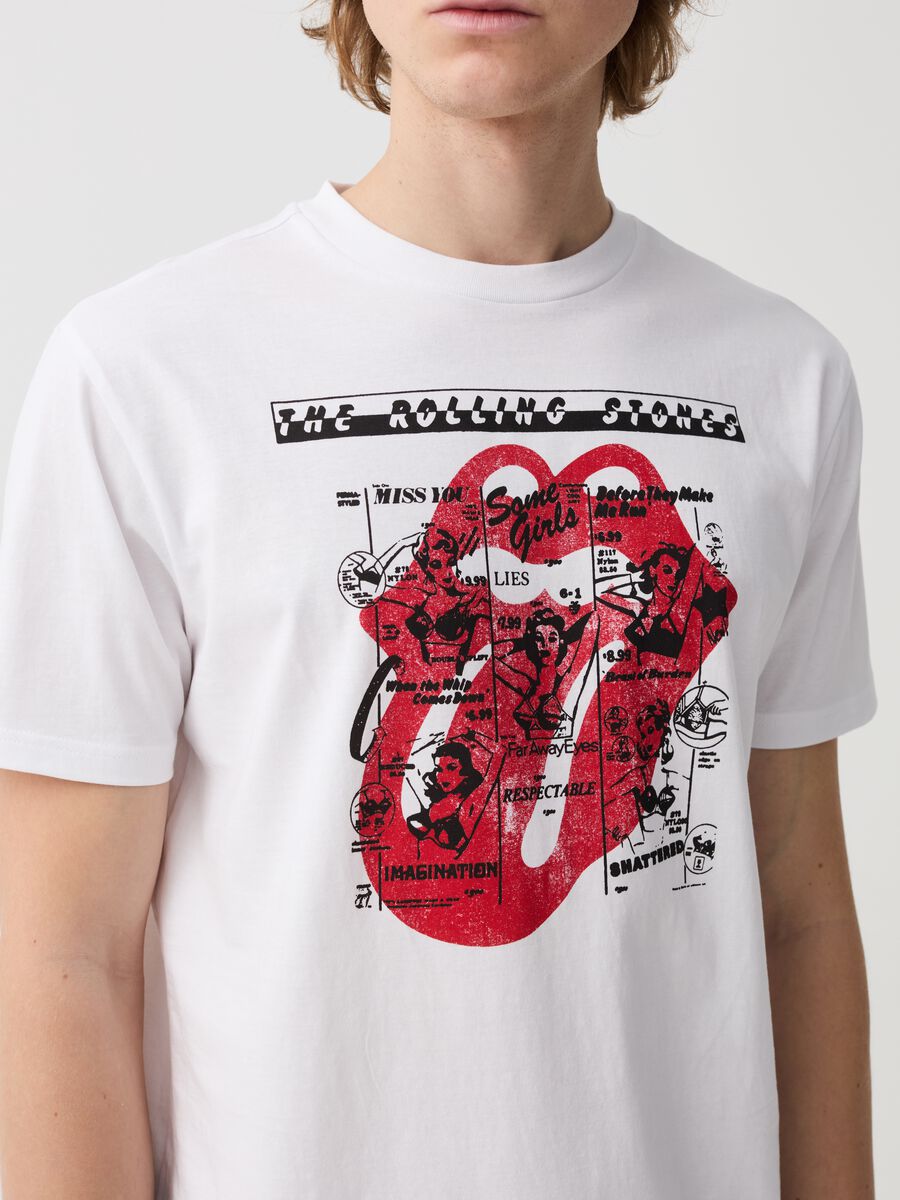 T-shirt with Rolling Stones print_1