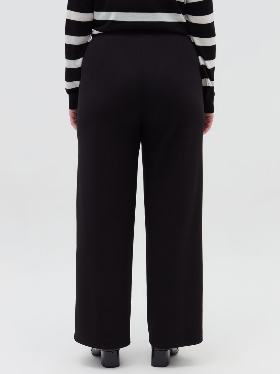 Pantalone ampio con bottoni lavorati_2