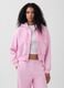 Cotton-blend zip-up hoodie_0
