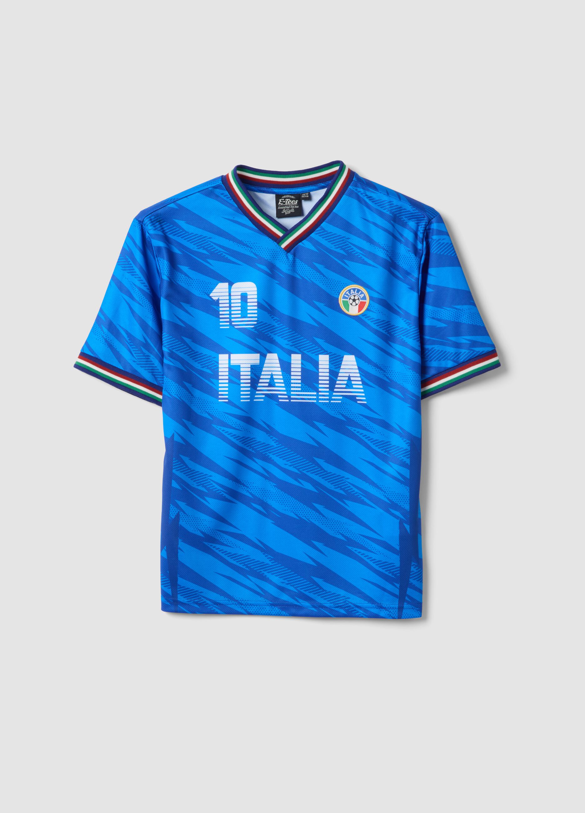 Kids&rsquo; Italy Azzurri short-sleeve T-shirt, oversized fit