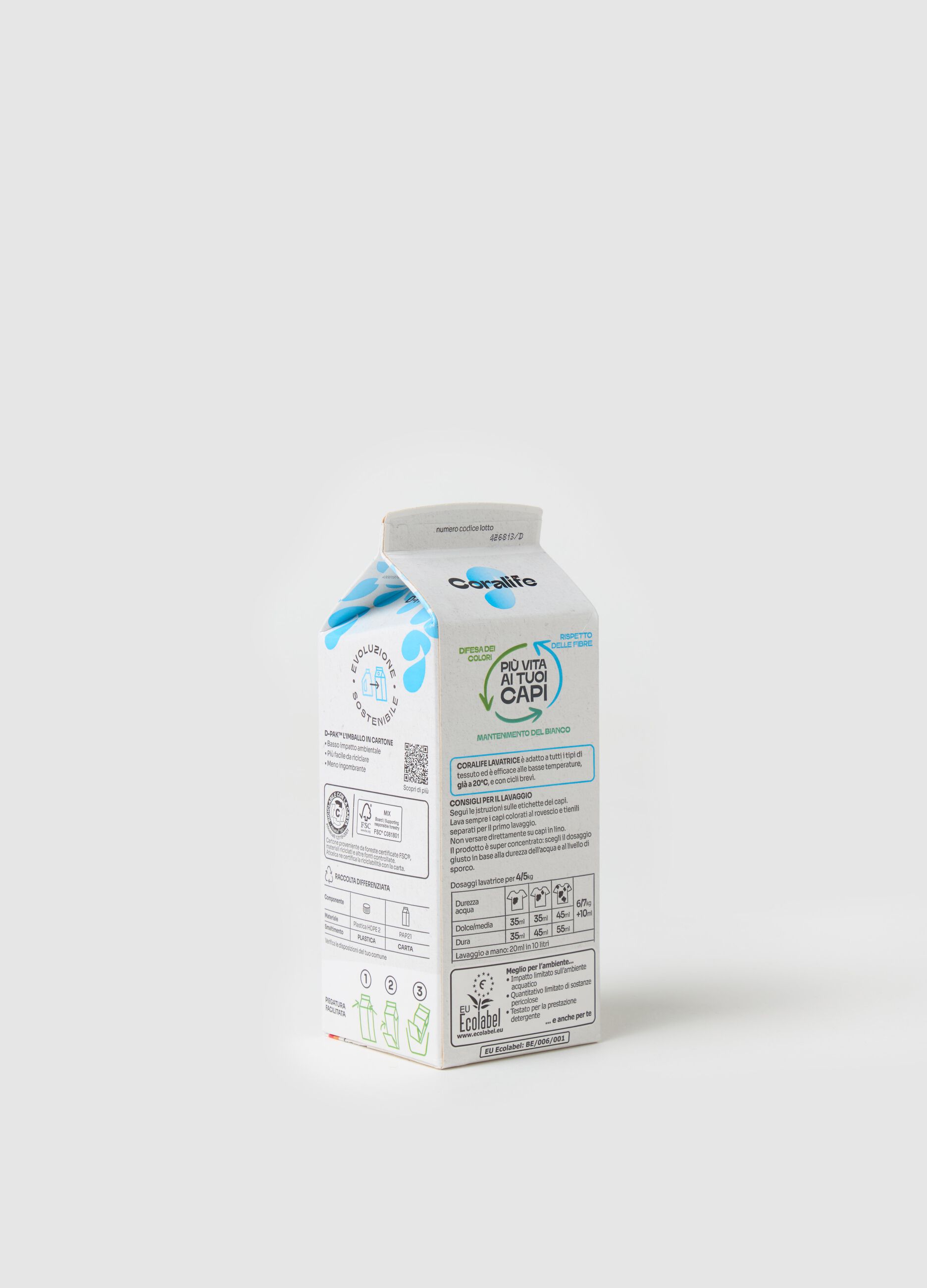 Coralife Detergente Per Lavatrice 750ml - 21 lavaggi