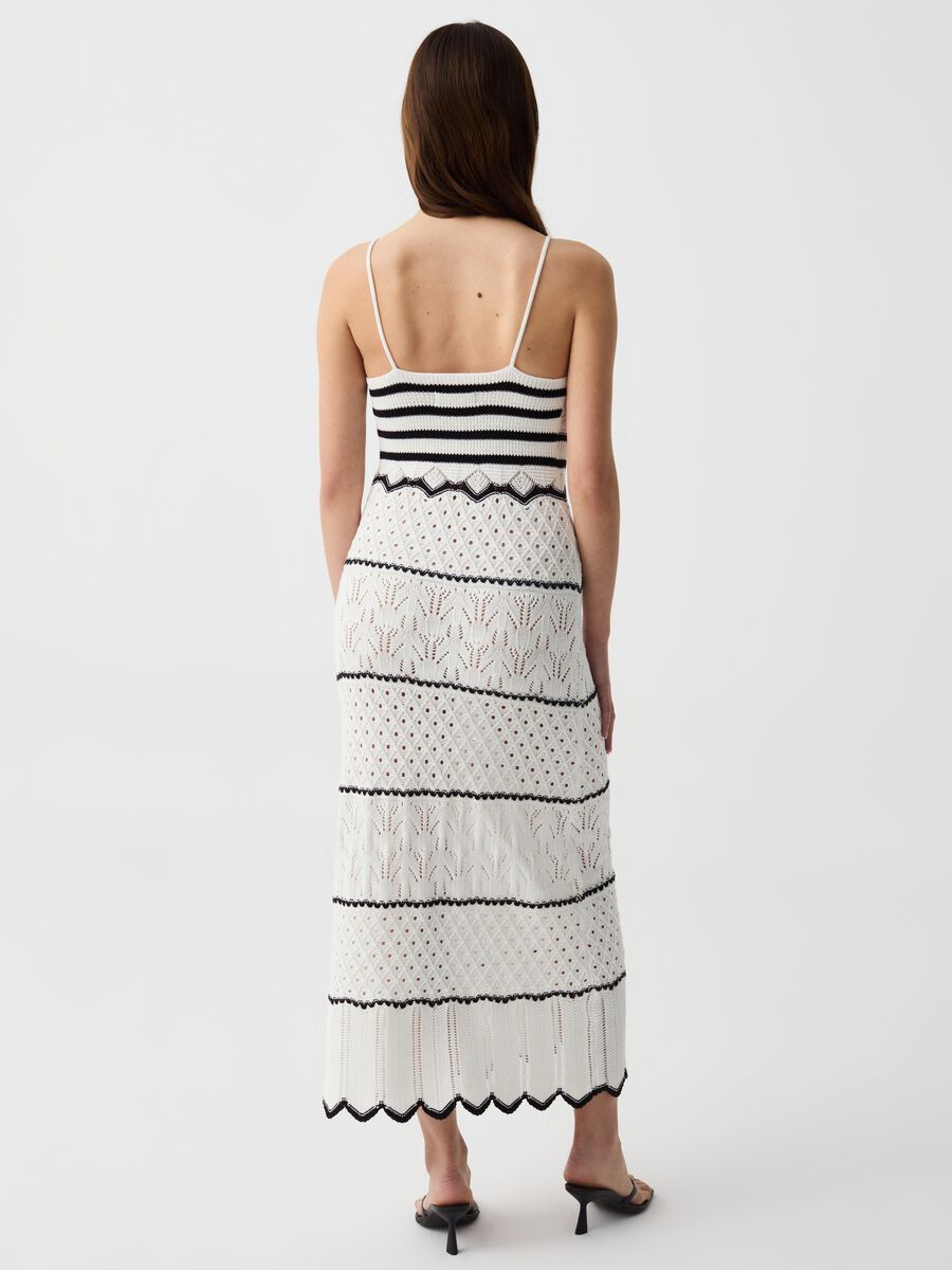 Long crochet dress with spaghetti straps_2