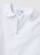 Girls&rsquo; white school apron with zip fastening and classic collar_3