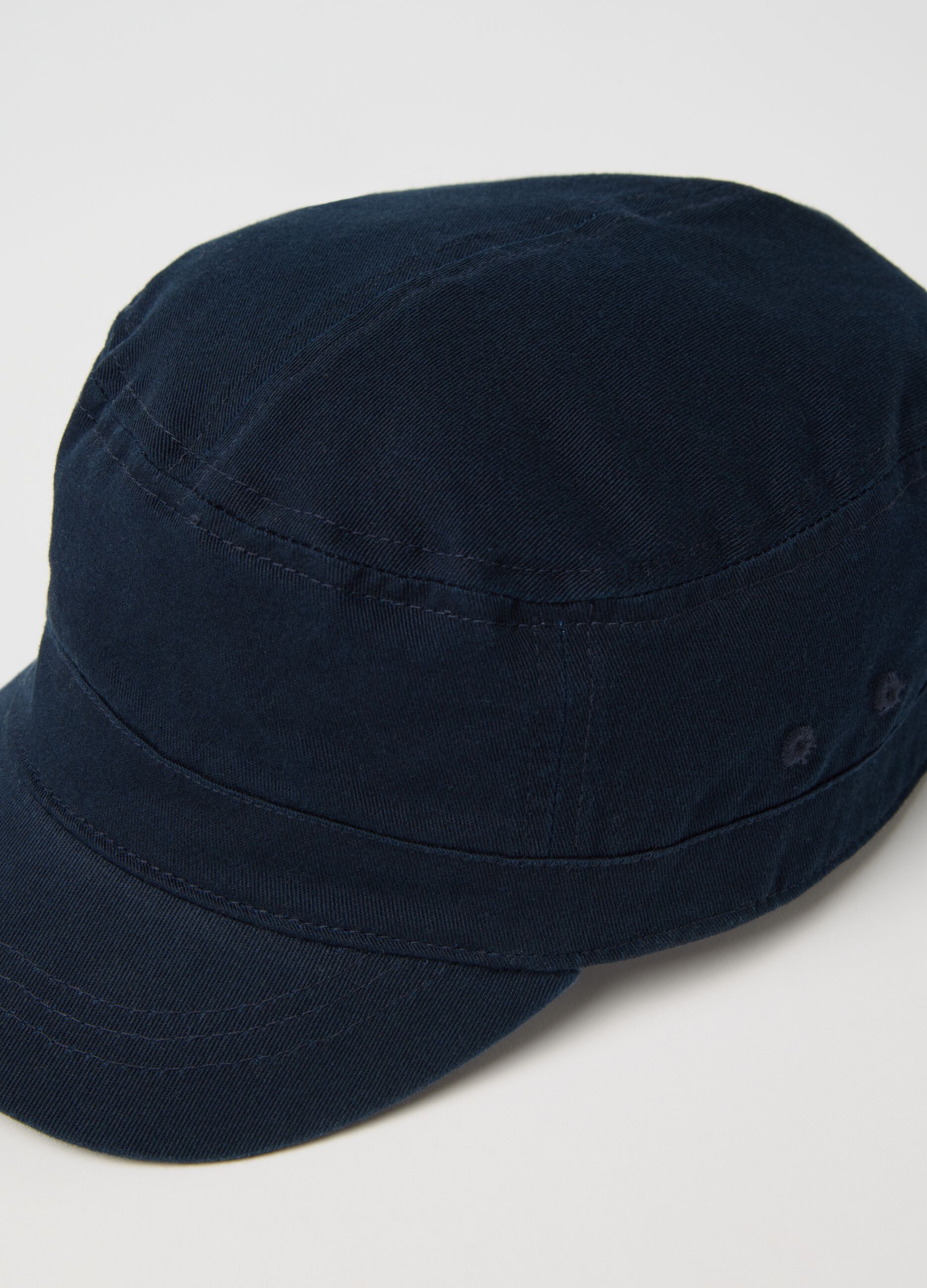 Cappello da baseball in cotone blu