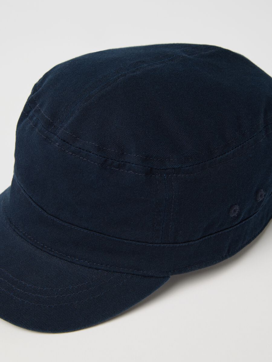 Blue baseball cap in cotton_1