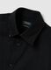 Men's black cotton blend easy iron shirt_5