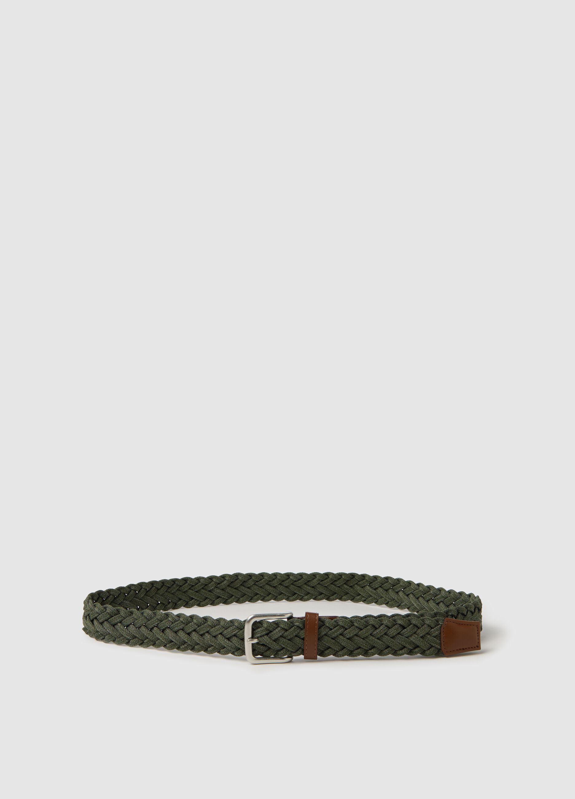 Cintura intrecciata verde