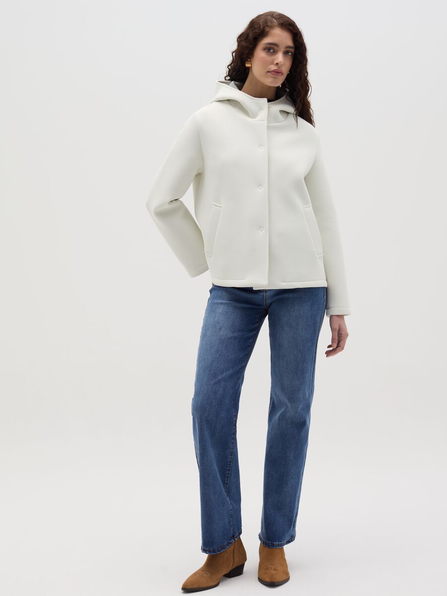 Short jacket with hood_1