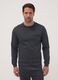 Grey organic cotton crew-neck pyjamas_1