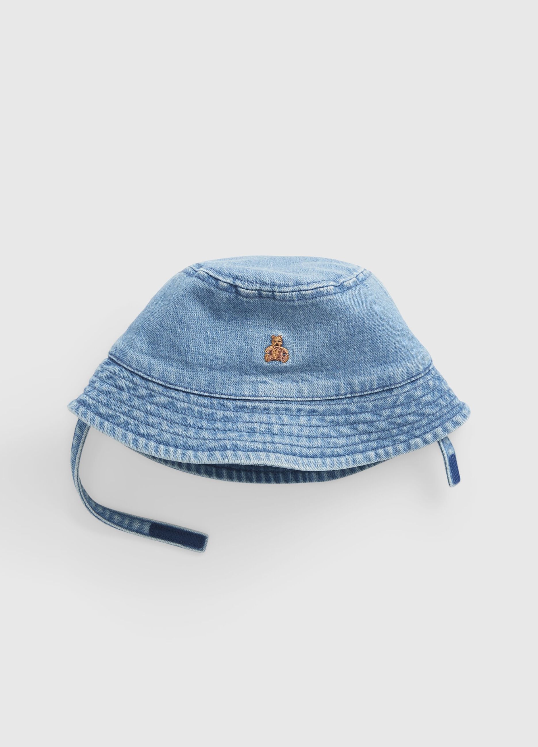 Denim bucket hat