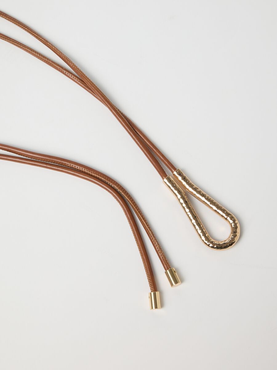 Brown belt with golden detail_1