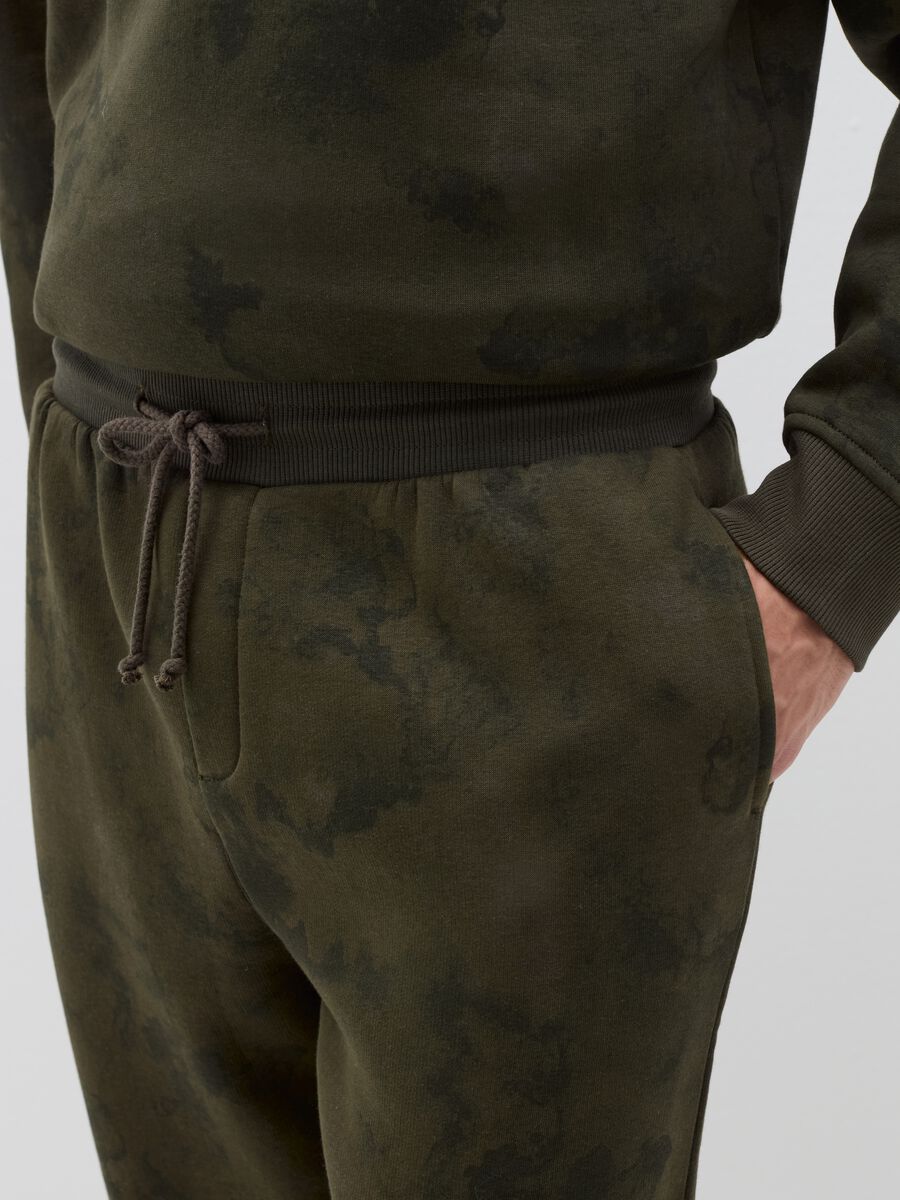 Fleece joggers with drawstring_2