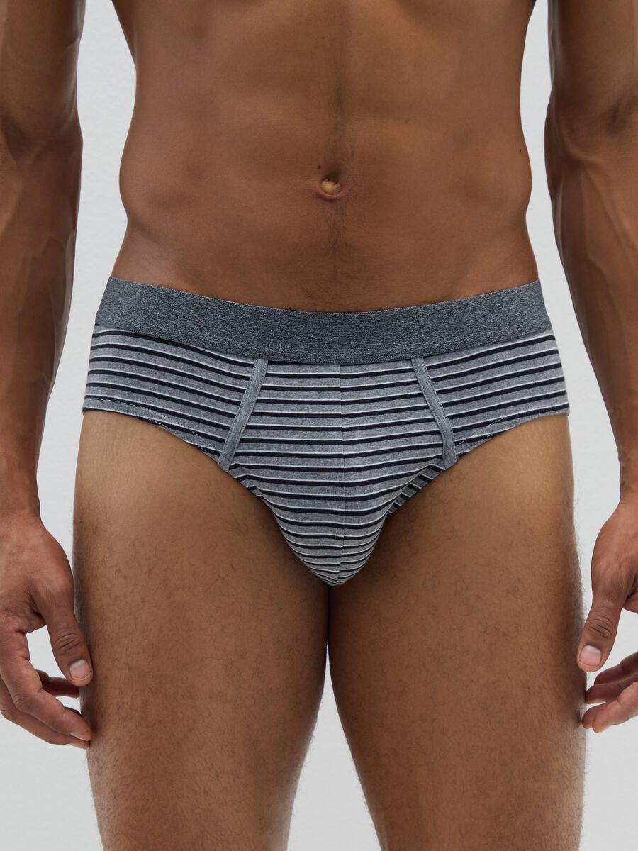 Multipack Elasticated Cotton Multicolor Briefs_1