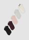 5-pack organic cotton blend ankle socks_0