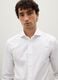 Camicia in puro cotone bianca slim fit_2