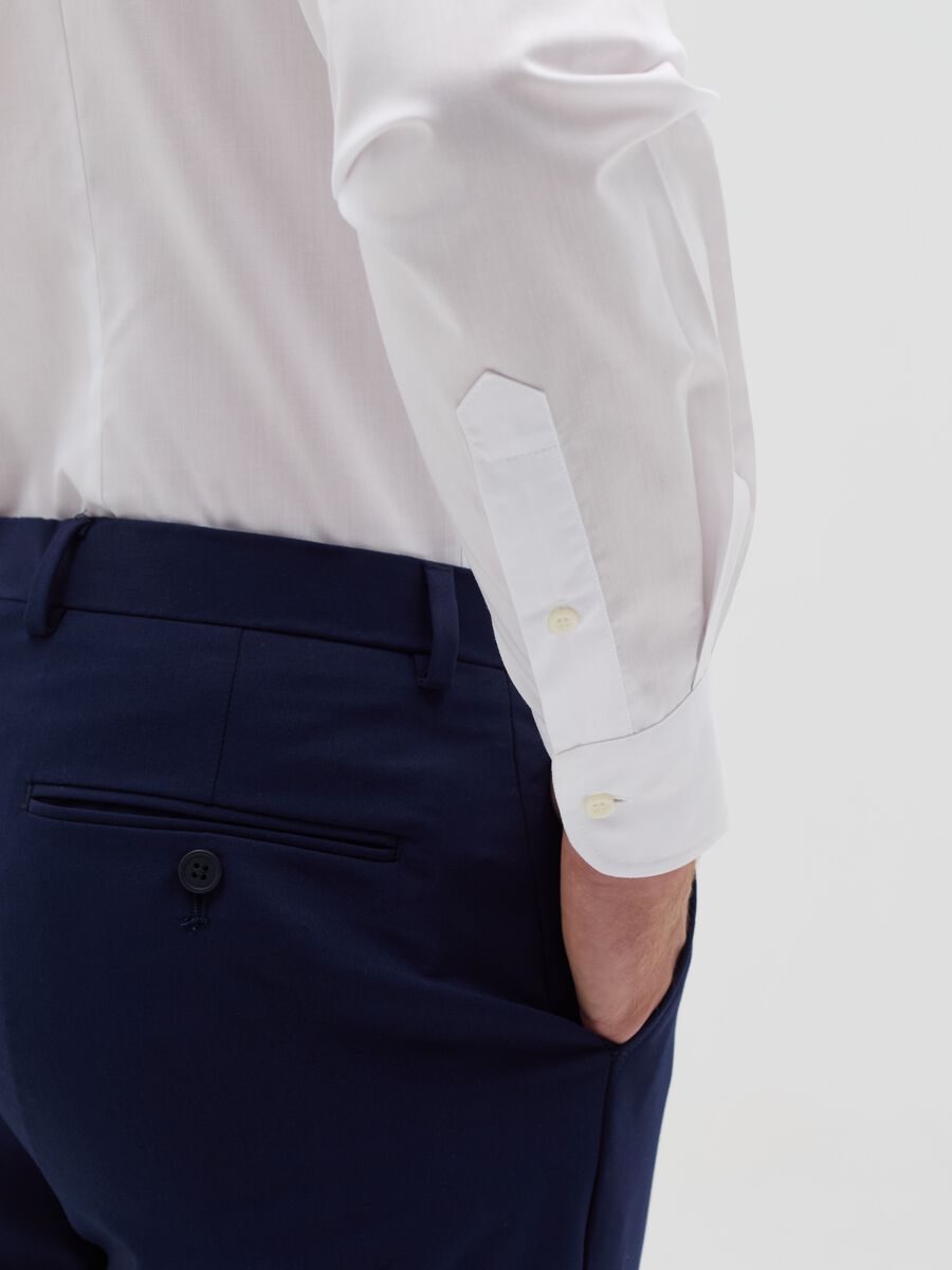 Camicia slim fit colletto alla francese_3