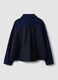 Blue pure cotton regular-fit shacket_2