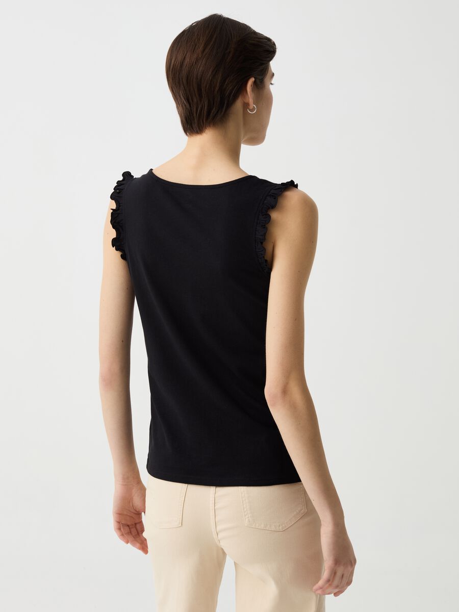 Tank top with frills_2