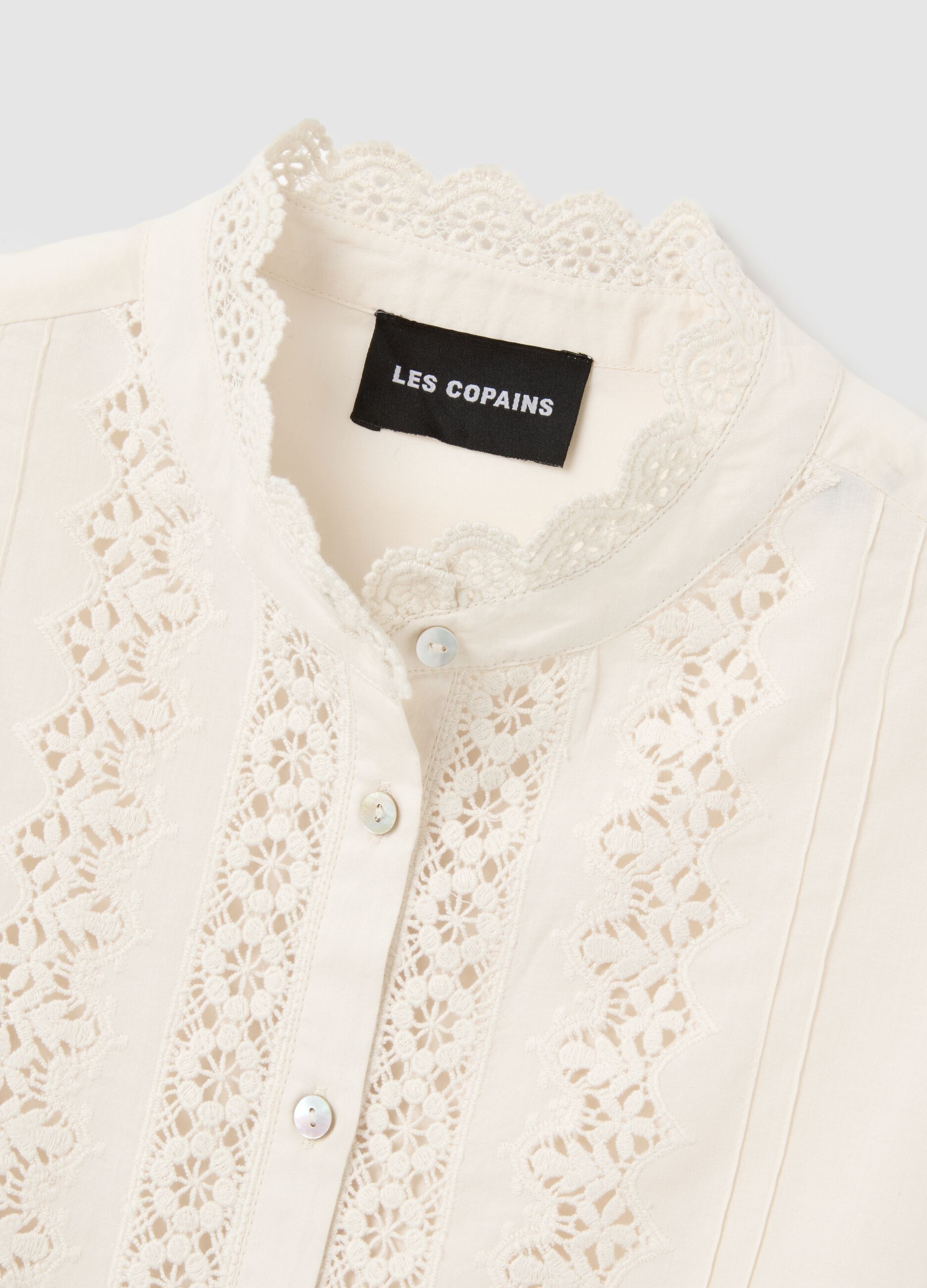 Beige regular fit pure cotton shirt