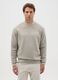 Regular fit blue-grey wool blend sweater_1