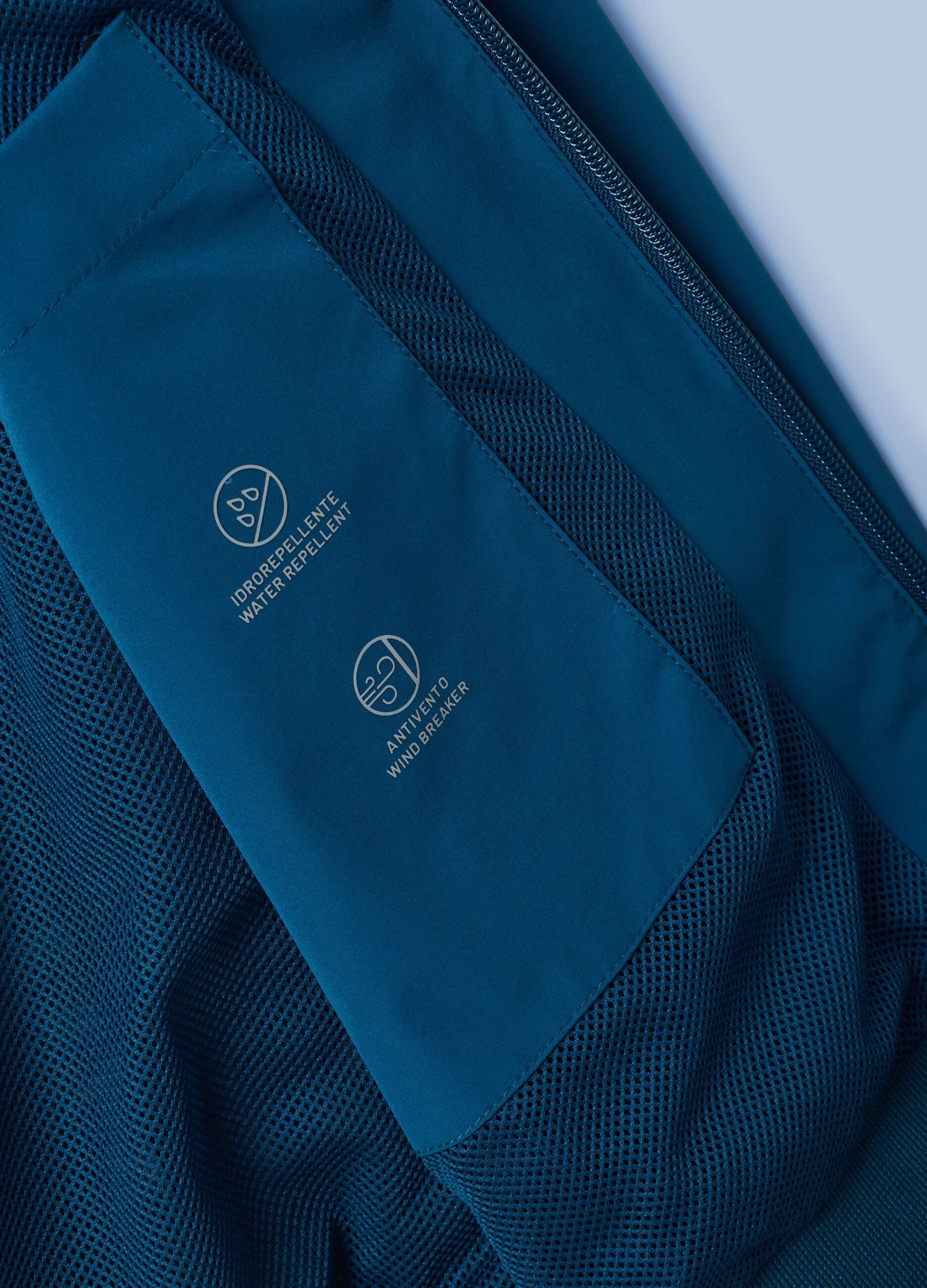 Giacca sportiva antivento ALTAVIA SAILING blu con zip