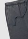 Grey cotton-blend regular fit trousers_5