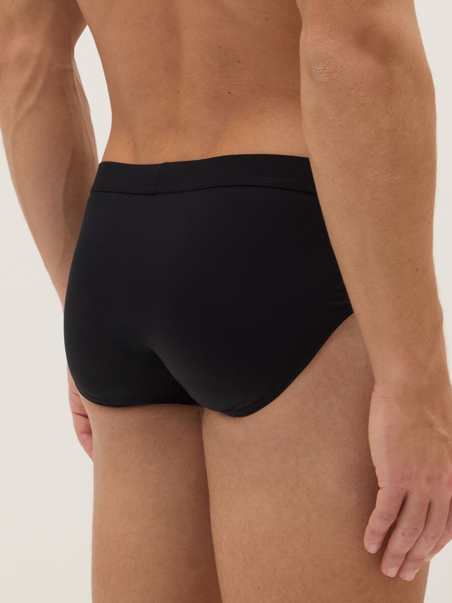 Twin-pack black stretch cotton regular fit briefs_2