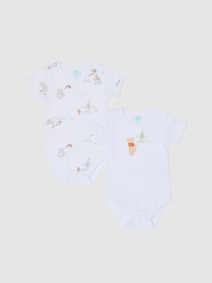 Two-pack organic cotton bodysuits with Winnie the Pooh print_0