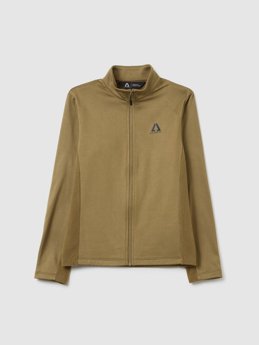 Waffle full zip fleece ALTAVIA WITH DEBORAH COMPAGNONI_4