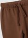 Boys' Brown Pure Cotton Jogger_3