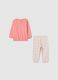 Pink Pure Cotton Girl's Pyjama Set_1