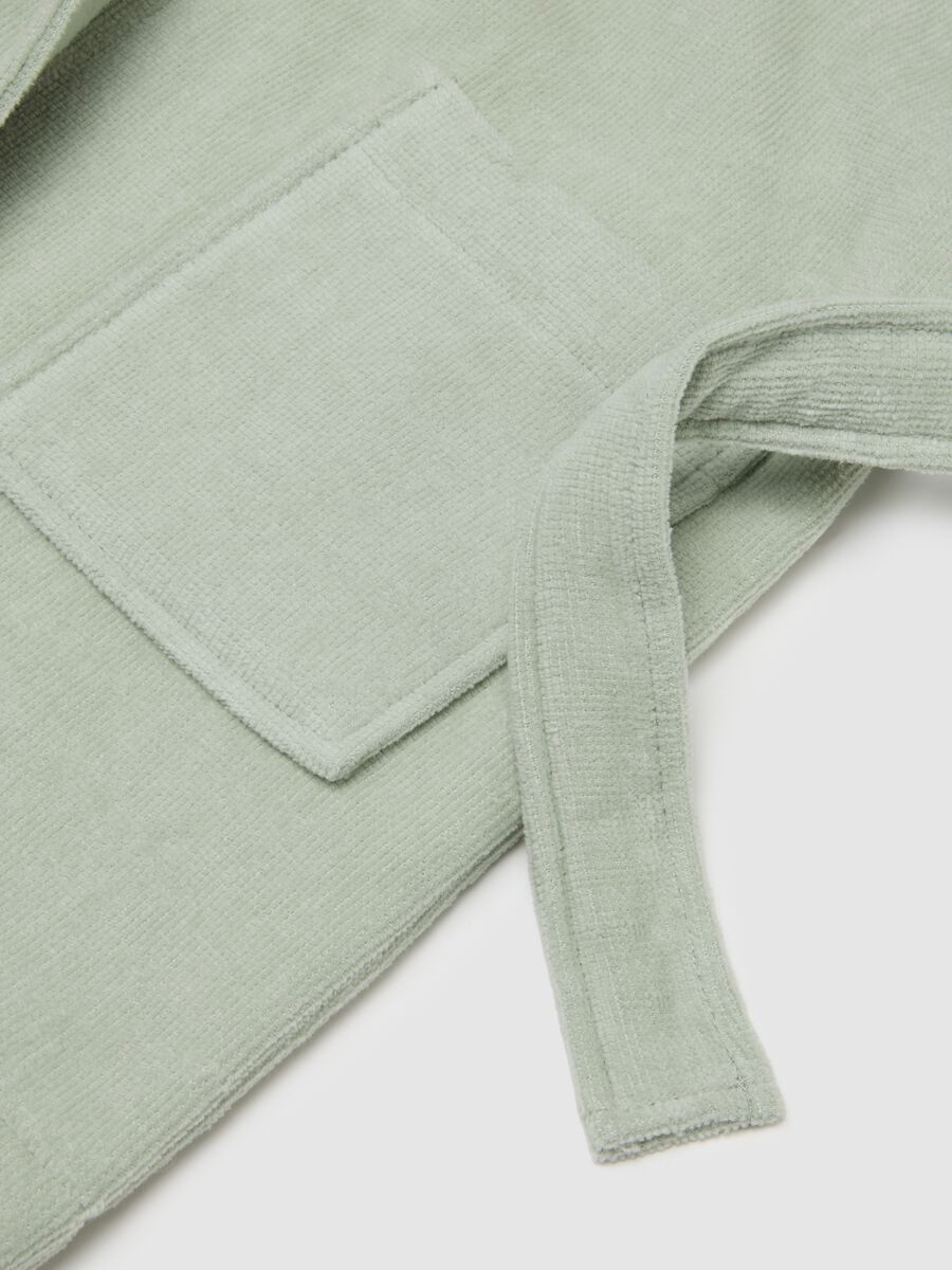 Pure Cotton Green Baby Bathrobe_2