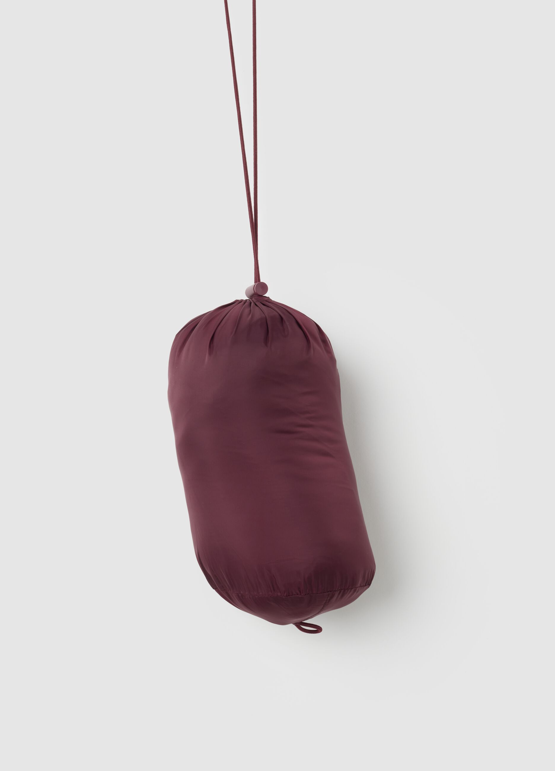 Gilet in misto rosso regular fit