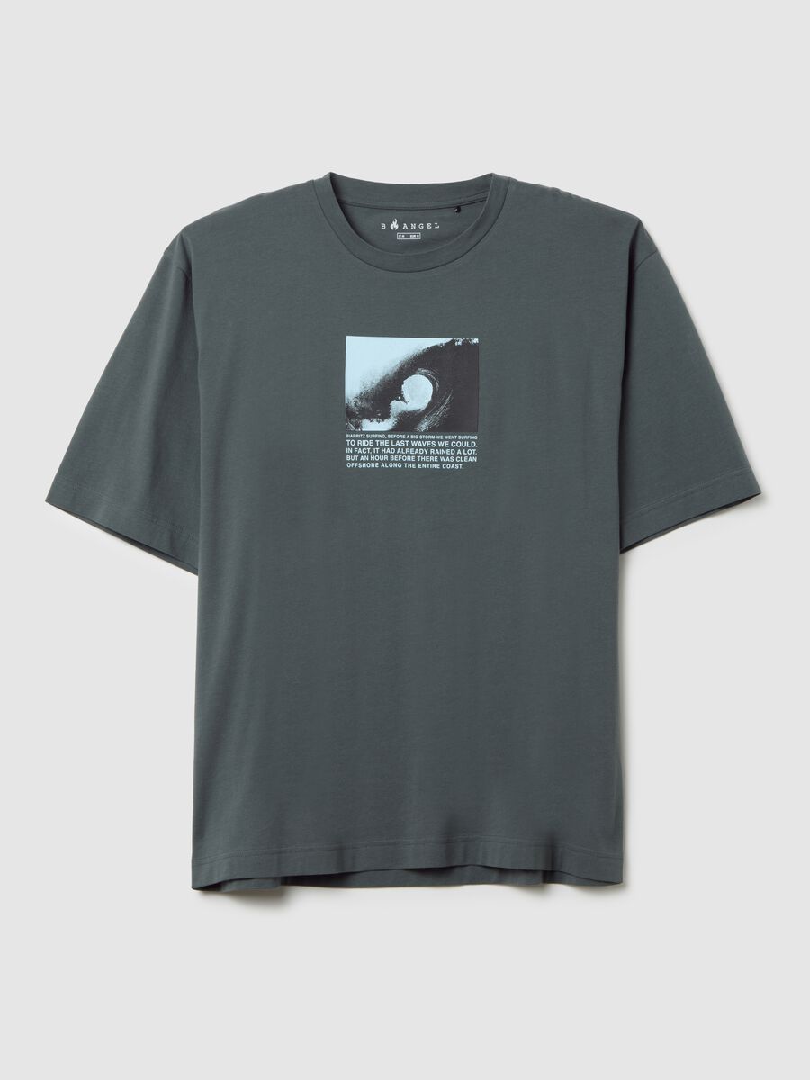 Green Short Sleeve T-shirt B.Angel_4