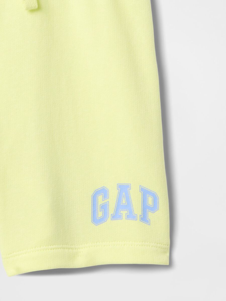 Yellow GAP Logo Shorts_2