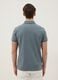 Slim fit grey pure cotton polo_2