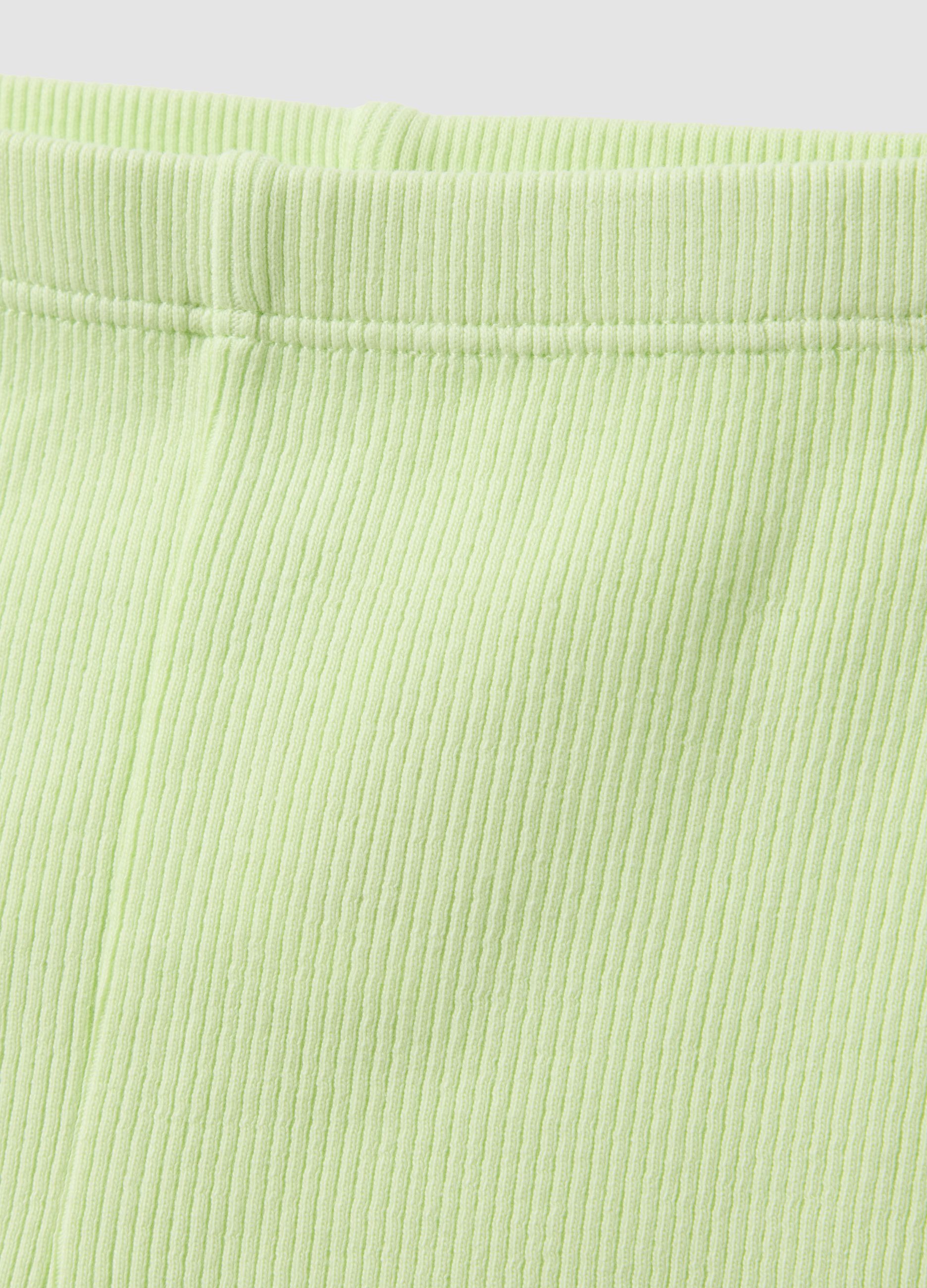 Multicoloured stretch-cotton set for baby girl with Stitch print