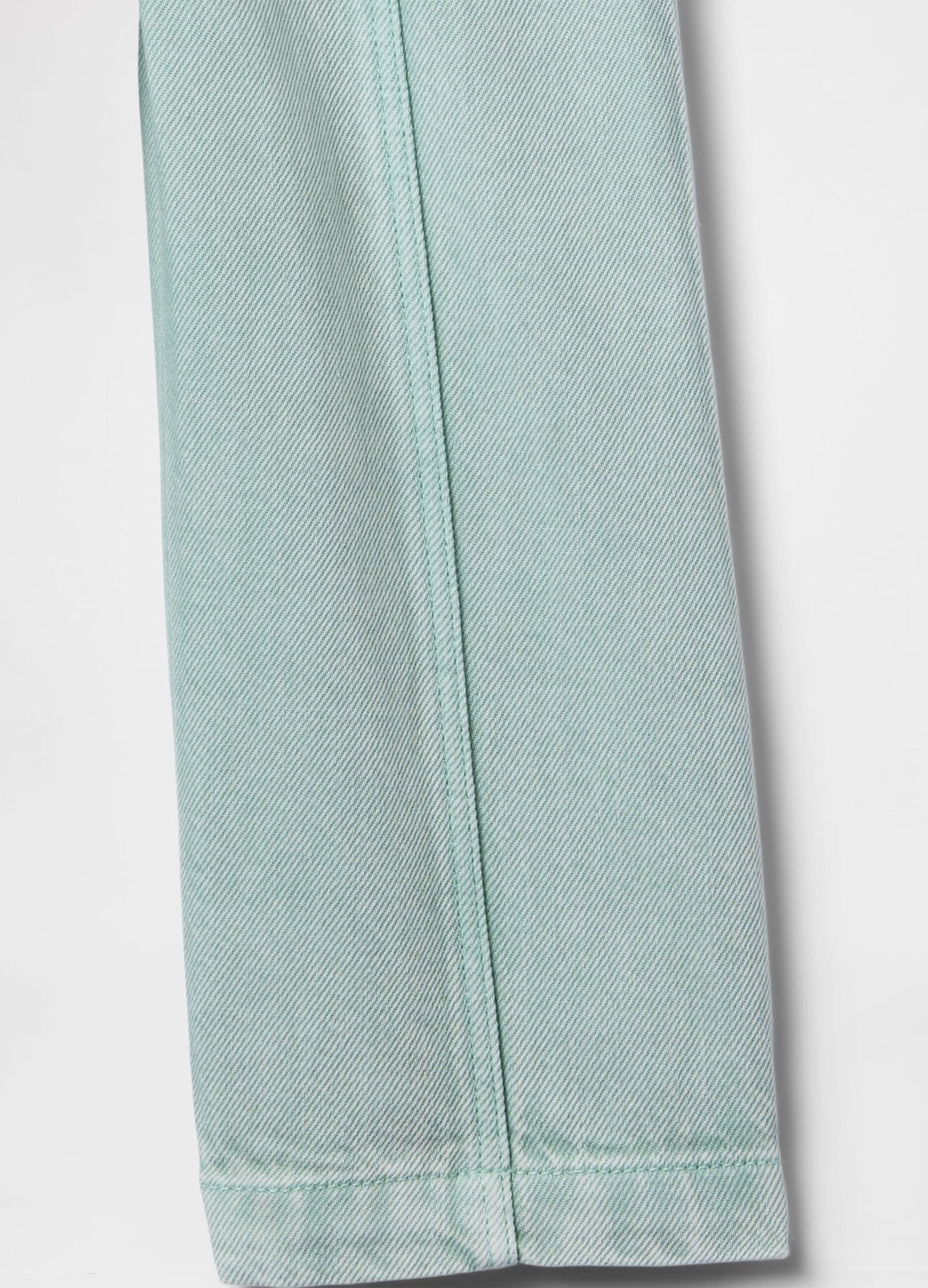 Pantaloni wide leg in denim